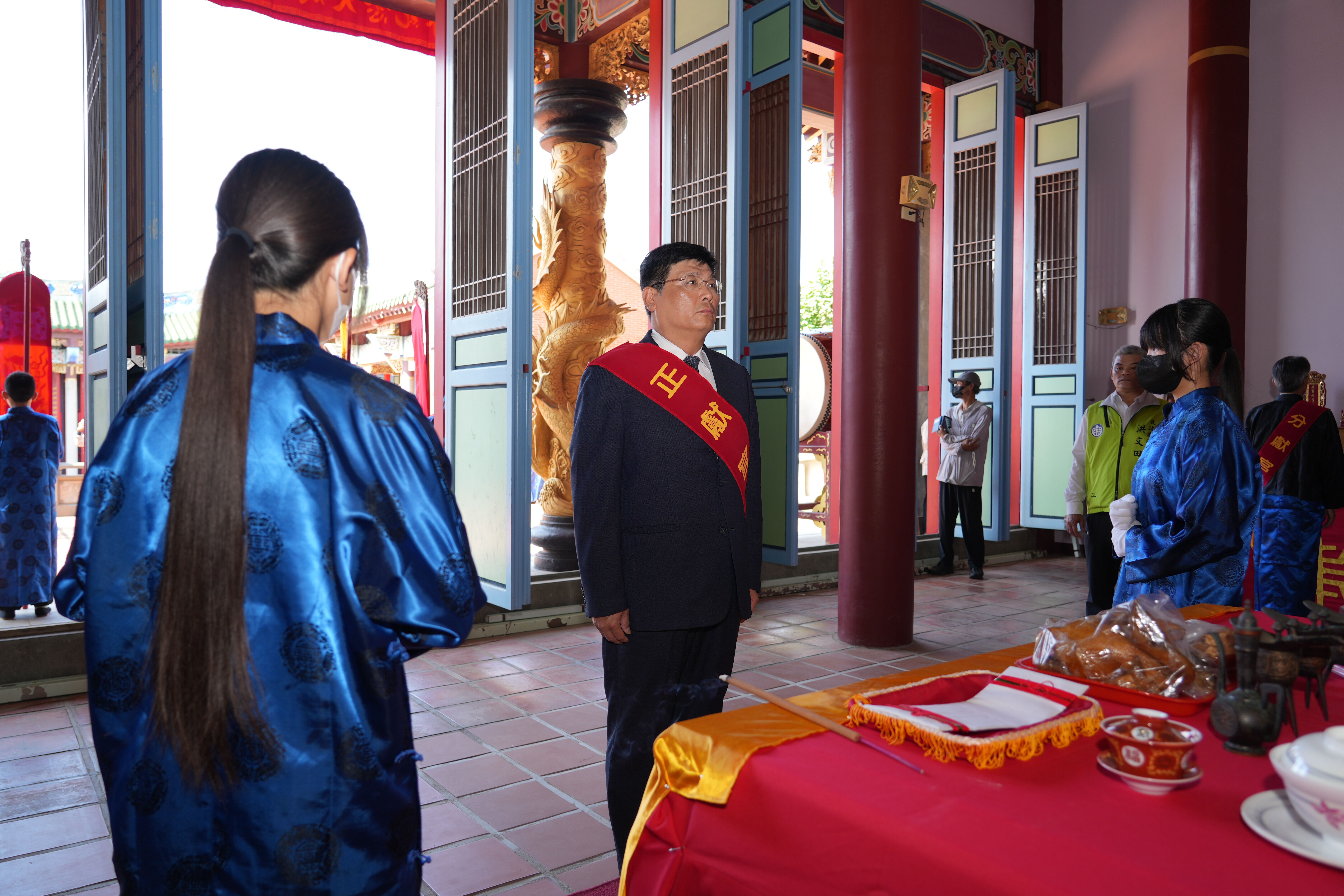 副縣長林皆興擔任祭孔正獻官