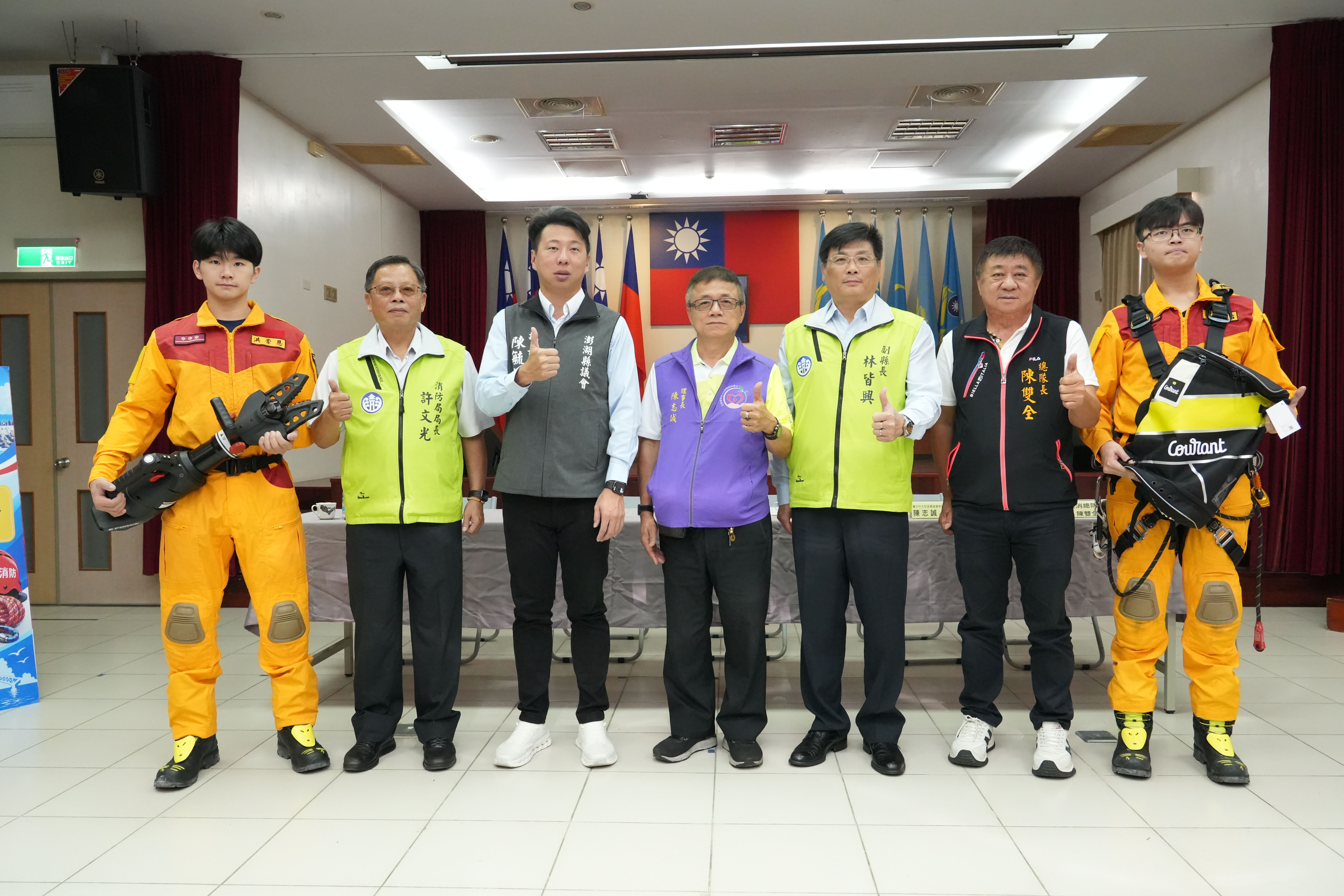 臺中圓緣園慈善協會跨海送暖