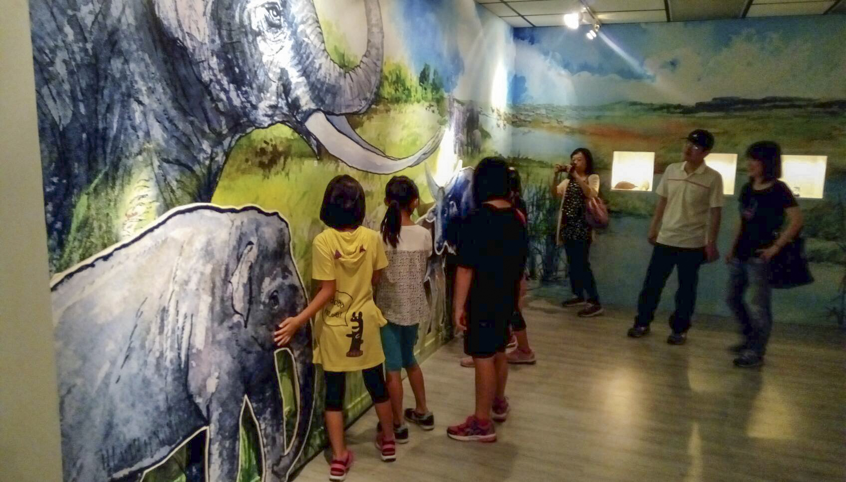 化石館展場展示